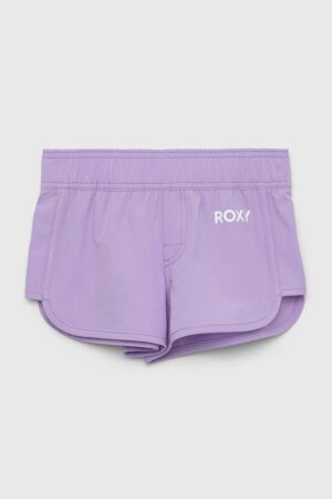 Roxy pantaloni scurti de baie copii culoarea violet