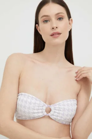 Roxy sutien de baie culoarea violet
