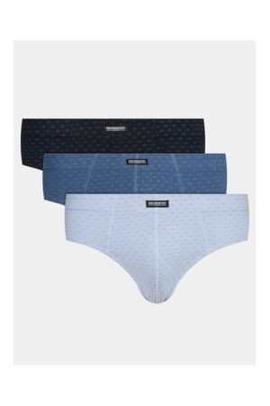 Set 3 perechi slip de baie - 14724 - Bumbac - L INTL - Multicolor