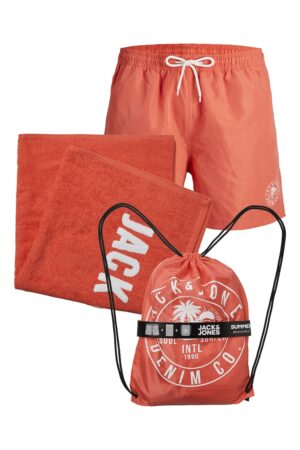 Set de pantaloni scurti de baie - prosop si rucsac
