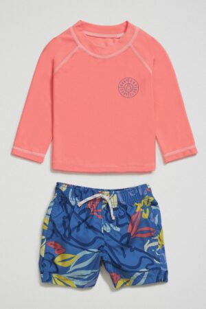 Set de pantaloni scurti si bluza de baie
