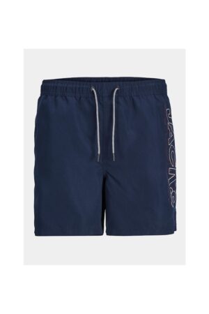 Short de baie baieti - 303521349 - Albastru inchis - Poliester