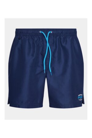 Short de baie barbati - 304114748 - Albastru inchis - Poliester