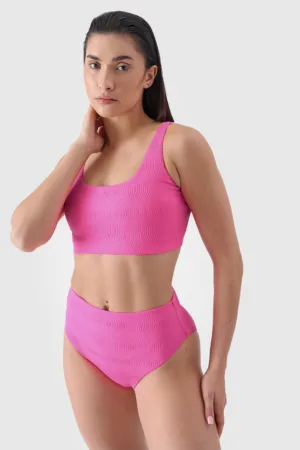 Slip de baie bikini pentru femei - fucsia