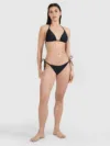 4F Slip de baie bikini pentru femei - negru