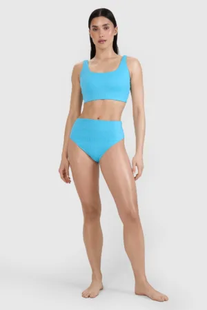 4F Slip de baie bikini pentru femei - turcoaz