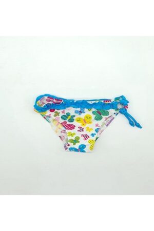 Slip de baie cu fluturasi - fetite - 60239 - Alb