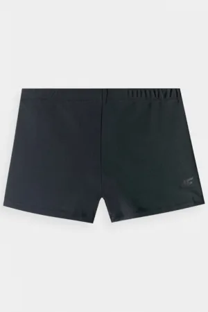 4F Slip de baie pentru băieți - negru
