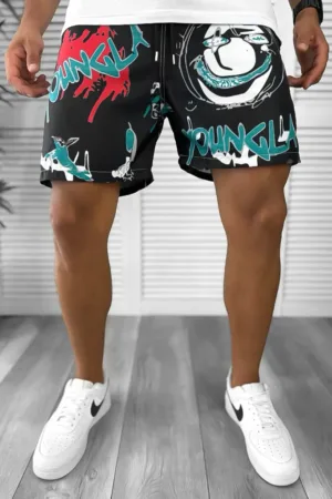 Sort de baie casual negru 12728  4.2