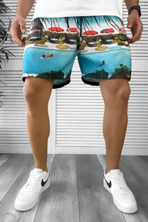 Sort de baie cu imprimeu 12588  D10-4