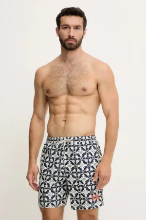 Superdry pantaloni scurți de baie culoarea bleumarin