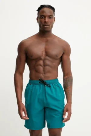 Superdry pantaloni scurți de baie culoarea verde