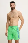 Superdry pantaloni scurți de baie culoarea verde