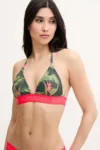 Superdry sutien de baie culoarea verde