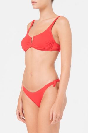 Sutien de baie cu decupaj in V frontal - fara sustinere metalica