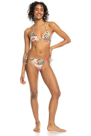 Sutien de baie cu model floral Palm Song