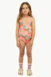 Tinycottons costum de baie dintr-o bucată pentru copii STRAWBERRIES SWIMSUIT culoarea roz