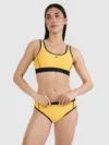 4F Top de baie bikini pentru femei - galben