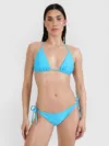 4F Top de baie bikini pentru femei - turcoaz