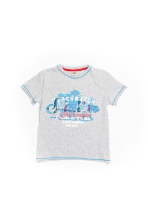 Tricou cu model baieti - din bumbac - 41340