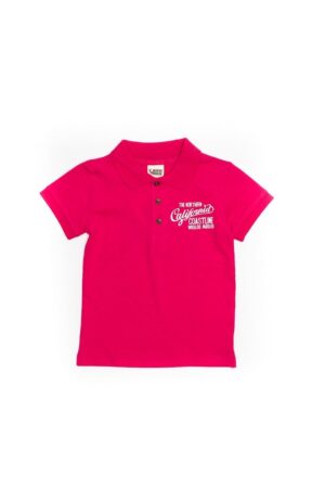 Tricou cu nasturi baieti - din bumbac - 43340-1