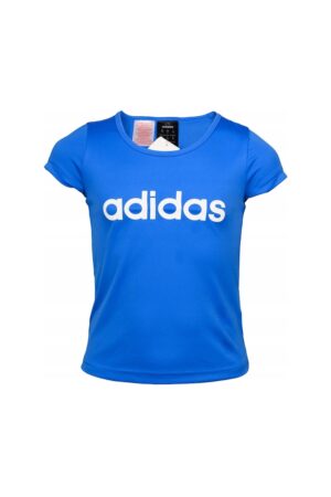 Tricou sport baieti poliester - design simplu - albastru
