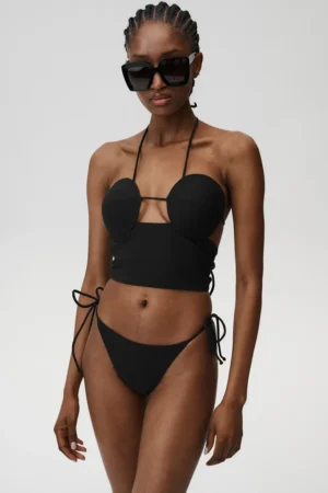 Undress Code chiloți de baie Siena Bikini Bottom culoarea negru