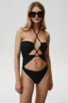 Undress Code costum de baie dintr-o bucată Twighlight Swimsuit culoarea negru