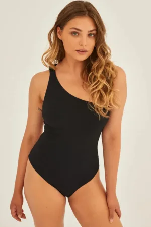 Undress Code costum de baie dintr-o bucată culoarea negru