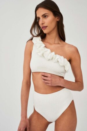 Undress Code sutien de baie Birth of Venus culoarea alb