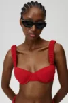 Undress Code sutien de baie Capri Sun Bikini Top culoarea rosu