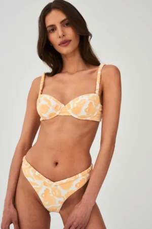 Undress Code sutien de baie Olympia culoarea galben