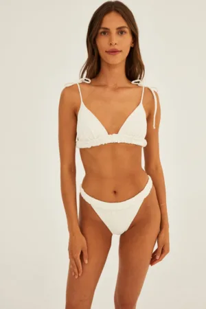 Undress Code sutien de baie culoarea alb