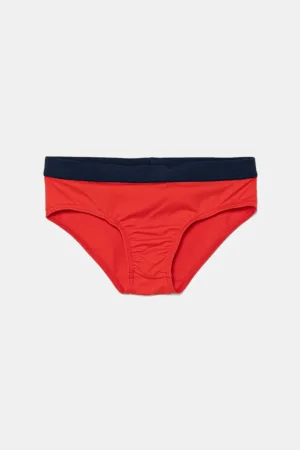 United Colors of Benetton costum de baie copii culoarea rosu