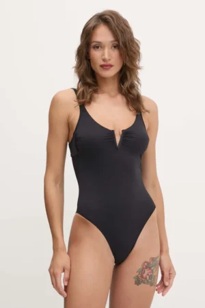 United Colors of Benetton costum de baie dintr-o bucată culoarea negru