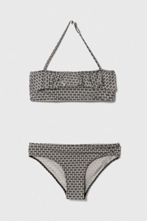 United Colors of Benetton costum de baie pentru copii din două piese culoarea negru