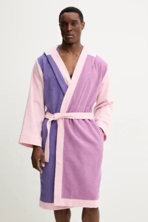 United Colors of Benetton halat de baie din bumbac culoarea violet