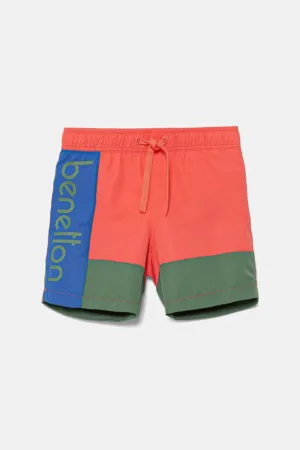 United Colors of Benetton pantaloni scurți de baie copii culoarea roz