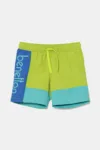 United Colors of Benetton pantaloni scurți de baie copii culoarea verde