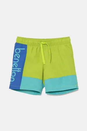 United Colors of Benetton pantaloni scurți de baie copii culoarea verde