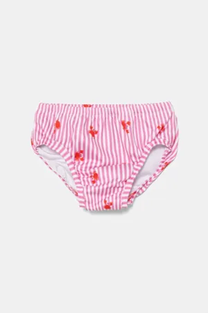 United Colors of Benetton slip de baie pentru bebeluși culoarea roz