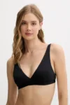 United Colors of Benetton sutien de baie culoarea negru