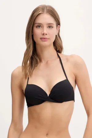 United Colors of Benetton sutien de baie culoarea negru