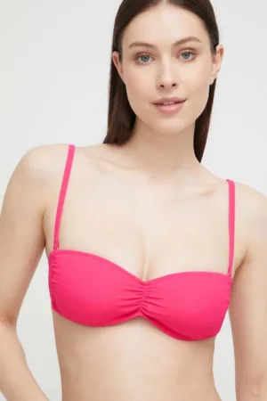 United Colors of Benetton sutien de baie culoarea roz