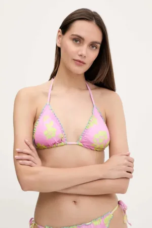 United Colors of Benetton sutien de baie culoarea roz