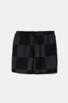 Vans pantaloni scurți de baie copii Primary Checkerboard culoarea negru