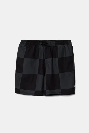 Vans pantaloni scurți de baie copii Primary Checkerboard culoarea negru