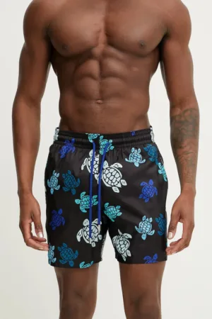 Vilebrequin pantaloni scurti de baie MAHINA culoarea negru