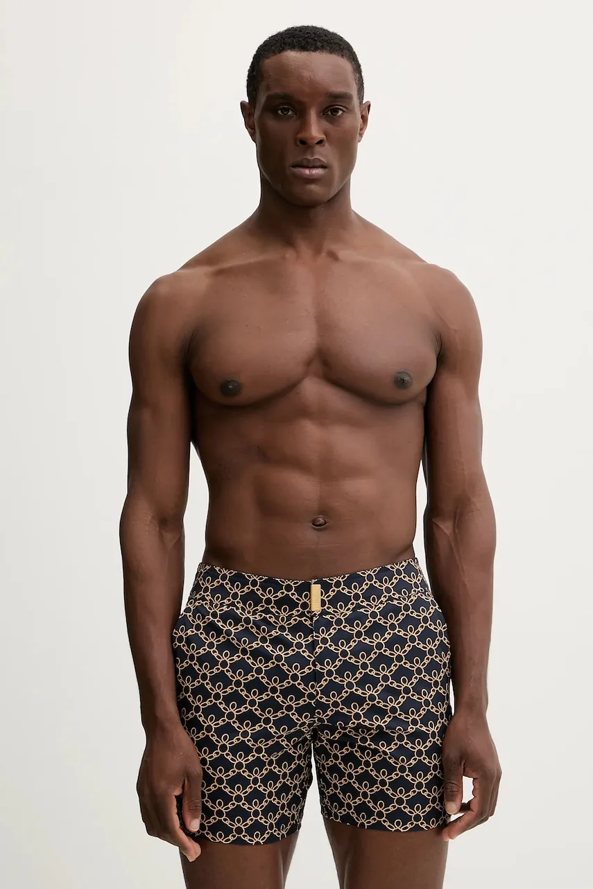 Vilebrequin pantaloni scurți de baie MENISE culoarea bleumarin