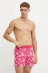Vilebrequin pantaloni scurti de baie MOOREA culoarea roz